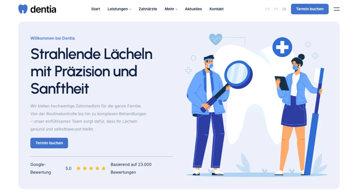 Dentia B - Moderne urbane Zahnarztpraxis