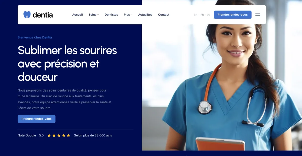 Dentia D - Cabinet dentaire haut de gamme