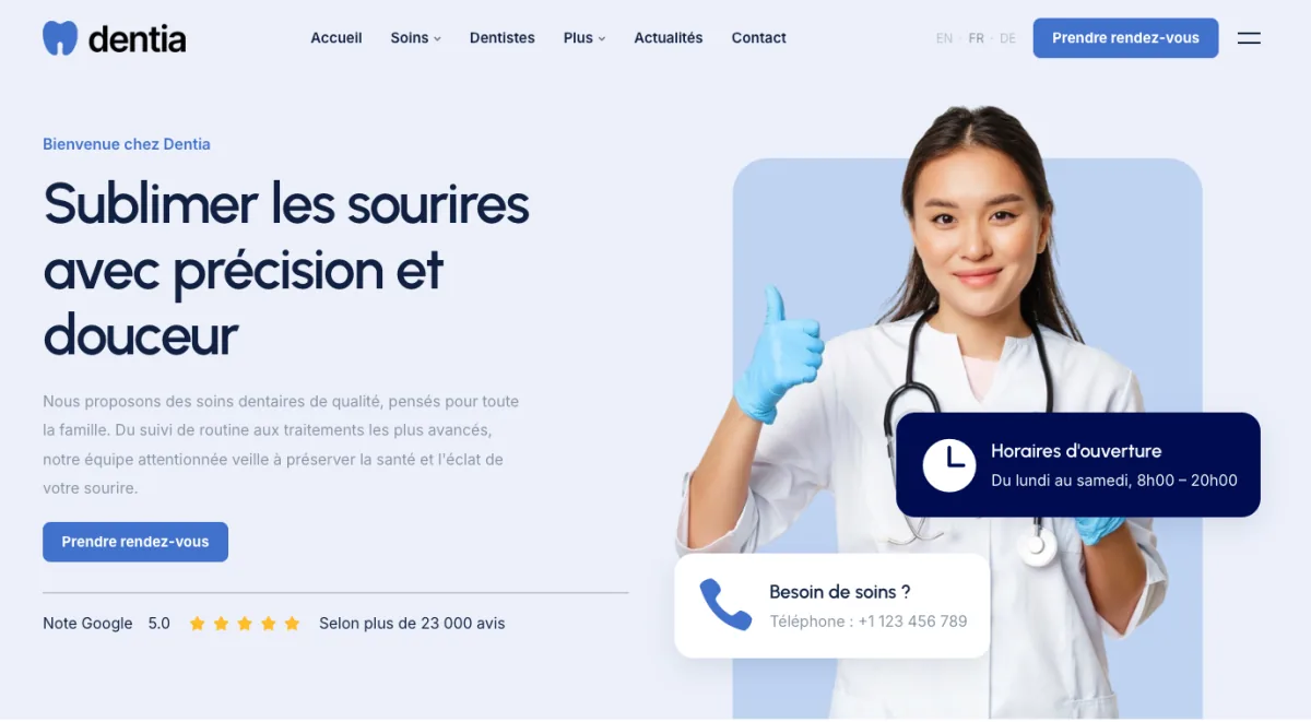 Dentia Po - Cabinet premium et esthetique dentaire